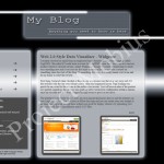 First web site template done in Photoshop
